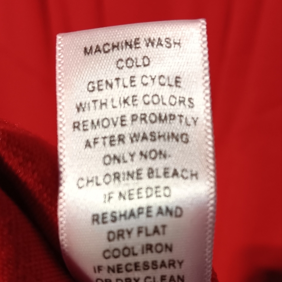 Spense Petite EUC Gorgeous Red Dress, Zipper Details On Shoulders, Sz 8P - Picture 8 of 13